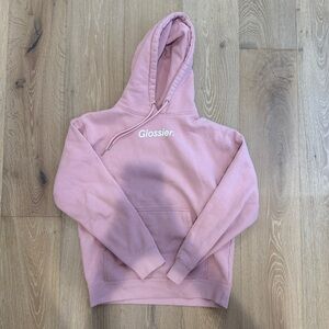 Glossier Original Pink Hoodie